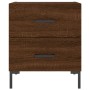 Nightstand 2 pcs oak brown engineered wood 40x35x47.5 cm by vidaXL, Nightstands - Ref: Foro24-827323, Price: 65,64 €, Discoun...