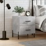 Concrete gray engineered wood bedside table 40x35x47.5 cm by vidaXL, Nightstands - Ref: Foro24-827332, Price: 51,30 €, Discou...