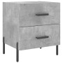 Concrete gray engineered wood bedside table 40x35x47.5 cm by vidaXL, Nightstands - Ref: Foro24-827332, Price: 51,30 €, Discou...