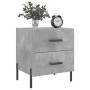 Concrete gray engineered wood bedside table 40x35x47.5 cm by vidaXL, Nightstands - Ref: Foro24-827332, Price: 51,30 €, Discou...