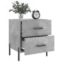 Mesita de noche madera ingeniería gris hormigón 40x35x47,5 cm de vidaXL, Mesitas de noche - Ref: Foro24-827332, Precio: 51,30...