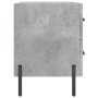 Mesita de noche madera ingeniería gris hormigón 40x35x47,5 cm de vidaXL, Mesitas de noche - Ref: Foro24-827332, Precio: 51,30...