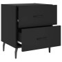 Black engineered wood nightstand 40x35x47.5 cm by vidaXL, Nightstands - Ref: Foro24-827342, Price: 49,10 €, Discount: %