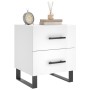 Nightstand 2 pcs glossy white engineered wood 40x35x47.5cm by vidaXL, Nightstands - Ref: Foro24-827361, Price: 113,24 €, Disc...