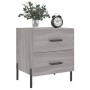 Bedside table in gray Sonoma engineered wood, 40x35x47.5 cm by vidaXL, Nightstands - Ref: Foro24-827336, Price: 43,27 €, Disc...