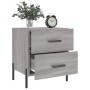 Bedside table in gray Sonoma engineered wood, 40x35x47.5 cm by vidaXL, Nightstands - Ref: Foro24-827336, Price: 43,27 €, Disc...