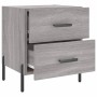 Bedside table in gray Sonoma engineered wood, 40x35x47.5 cm by vidaXL, Nightstands - Ref: Foro24-827336, Price: 43,27 €, Disc...