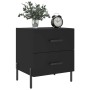 Nightstands 2 pcs black engineered wood 40x35x47.5 cm by vidaXL, Nightstands - Ref: Foro24-827327, Price: 101,52 €, Discount: %