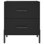 Nightstands 2 pcs black engineered wood 40x35x47.5 cm by vidaXL, Nightstands - Ref: Foro24-827327, Price: 101,52 €, Discount: %