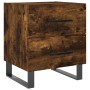 Mesita noche 2 uds madera ingeniería roble ahumado 40x35x47,5cm de vidaXL, Mesitas de noche - Ref: Foro24-827367, Precio: 66,...