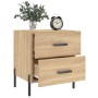 Mesita noche 2 uds madera ingeniería roble Sonoma 40x35x47,5 cm de vidaXL, Mesitas de noche - Ref: Foro24-827331, Precio: 92,...