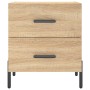 Mesita noche 2 uds madera ingeniería roble Sonoma 40x35x47,5 cm de vidaXL, Mesitas de noche - Ref: Foro24-827331, Precio: 92,...