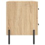 Mesita noche 2 uds madera ingeniería roble Sonoma 40x35x47,5 cm de vidaXL, Mesitas de noche - Ref: Foro24-827331, Precio: 92,...