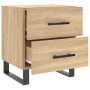 Sonoma oak engineered wood bedside table 40x35x47.5 cm by vidaXL, Nightstands - Ref: Foro24-827362, Price: 63,59 €, Discount: %