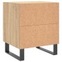 Sonoma oak engineered wood bedside table 40x35x47.5 cm by vidaXL, Nightstands - Ref: Foro24-827362, Price: 63,59 €, Discount: %