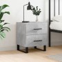 Concrete gray engineered wood bedside table 40x35x47.5 cm by vidaXL, Nightstands - Ref: Foro24-827364, Price: 61,01 €, Discou...