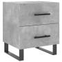 Mesita de noche madera ingeniería gris hormigón 40x35x47,5 cm de vidaXL, Mesitas de noche - Ref: Foro24-827364, Precio: 61,01...