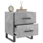 Concrete gray engineered wood bedside table 40x35x47.5 cm by vidaXL, Nightstands - Ref: Foro24-827364, Price: 61,01 €, Discou...