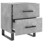 Mesita de noche madera ingeniería gris hormigón 40x35x47,5 cm de vidaXL, Mesitas de noche - Ref: Foro24-827364, Precio: 61,01...