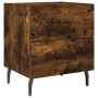 Smoked oak engineered wood bedside table 40x35x47.5 cm by vidaXL, Nightstands - Ref: Foro24-827350, Price: 38,99 €, Discount: %