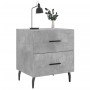 Engineered wood gray concrete bedside table 40x35x47.5 cm by vidaXL, Nightstands - Ref: Foro24-827348, Price: 50,20 €, Discou...