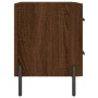 Nightstand 2 pcs oak brown engineered wood 40x35x47.5 cm by vidaXL, Nightstands - Ref: Foro24-827339, Price: 96,10 €, Discoun...