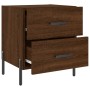 Nightstand 2 pcs oak brown engineered wood 40x35x47.5 cm by vidaXL, Nightstands - Ref: Foro24-827339, Price: 96,10 €, Discoun...