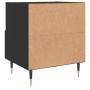 Mesita de noche madera de ingeniería negro 40x35x47,5 cm de vidaXL, Mesitas de noche - Ref: Foro24-827390, Precio: 30,15 €, D...