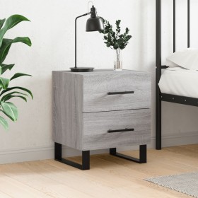 Sonoma gray engineered wood bedside table 40x35x47.5 cm by vidaXL, Nightstands - Ref: Foro24-827368, Price: 42,99 €, Discount: %