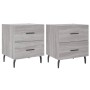 Nightstands 2 pcs Sonoma gray engineered wood 40x35x47.5 cm by vidaXL, Nightstands - Ref: Foro24-827353, Price: 73,60 €, Disc...