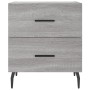 Mesitas noche 2 uds madera ingeniería gris Sonoma 40x35x47,5 cm de vidaXL, Mesitas de noche - Ref: Foro24-827353, Precio: 73,...