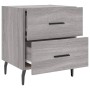 Mesitas noche 2 uds madera ingeniería gris Sonoma 40x35x47,5 cm de vidaXL, Mesitas de noche - Ref: Foro24-827353, Precio: 73,...