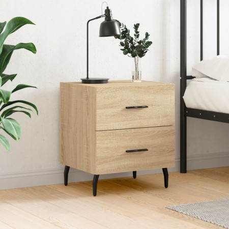 Sonoma oak engineered wood bedside table 40x35x47.5 cm by vidaXL, Nightstands - Ref: Foro24-827346, Price: 34,99 €, Discount: %