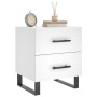 Nightstands 2 pcs engineered wood white 40x35x47.5 cm by vidaXL, Nightstands - Ref: Foro24-827357, Price: 92,99 €, Discount: %