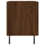 Bedside table 2 units engineered wood brown oak 40x35x47.5 cm by vidaXL, Nightstands - Ref: Foro24-827355, Price: 73,29 €, Di...