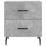 Mesita noche 2 uds madera ingeniería gris hormigón 40x35x47,5cm de vidaXL, Mesitas de noche - Ref: Foro24-827349, Precio: 63,...