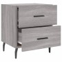 Sonoma gray engineered wood bedside table 40x35x47.5 cm by vidaXL, Nightstands - Ref: Foro24-827352, Price: 51,00 €, Discount: %