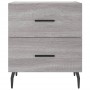 Sonoma gray engineered wood bedside table 40x35x47.5 cm by vidaXL, Nightstands - Ref: Foro24-827352, Price: 51,00 €, Discount: %