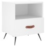 White engineered wood bedside table 40x35x47.5 cm by vidaXL, Nightstands - Ref: Foro24-827372, Price: 41,12 €, Discount: %