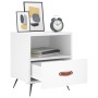 White engineered wood bedside table 40x35x47.5 cm by vidaXL, Nightstands - Ref: Foro24-827372, Price: 41,12 €, Discount: %