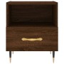 Brown oak engineered wood bedside table 40x35x47.5 cm by vidaXL, Nightstands - Ref: Foro24-827402, Price: 53,49 €, Discount: %