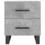 Mesita noche 2 uds madera ingeniería gris hormigón 40x35x47,5cm de vidaXL, Mesitas de noche - Ref: Foro24-827365, Precio: 90,...