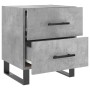 Mesita noche 2 uds madera ingeniería gris hormigón 40x35x47,5cm de vidaXL, Mesitas de noche - Ref: Foro24-827365, Precio: 90,...