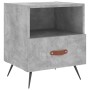 Mesita de noche madera ingeniería gris hormigón 40x35x47,5 cm de vidaXL, Mesitas de noche - Ref: Foro24-827380, Precio: 40,35...