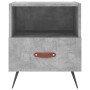 Concrete gray engineered wood bedside table 40x35x47.5 cm by vidaXL, Nightstands - Ref: Foro24-827380, Price: 40,35 €, Discou...