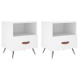 Nightstands 2 pcs engineered wood white 40x35x47.5 cm by vidaXL, Nightstands - Ref: Foro24-827373, Price: 59,30 €, Discount: %