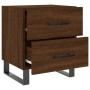 Nightstand 2 pcs oak brown engineered wood 40x35x47.5 cm by vidaXL, Nightstands - Ref: Foro24-827371, Price: 93,06 €, Discoun...