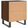 Mesita de noche madera de ingeniería roble marrón 40x35x47,5 cm de vidaXL, Mesitas de noche - Ref: Foro24-827370, Precio: 61,...