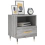 Mesitas noche 2 uds madera ingeniería gris Sonoma 40x35x47,5 cm de vidaXL, Mesitas de noche - Ref: Foro24-827401, Precio: 59,...