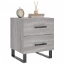 Bedside tables 2 units engineered wood gray Sonoma 40x35x47.5 cm by vidaXL, Nightstands - Ref: Foro24-827369, Price: 97,09 €,...